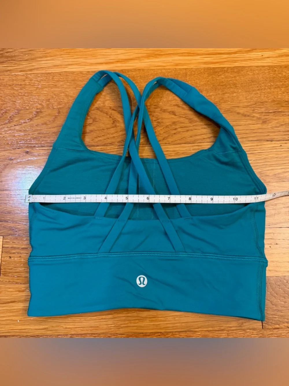 Lululemon Energy Longline Bra *Medium Support, B–D Cups Sonic Teal - Size 2